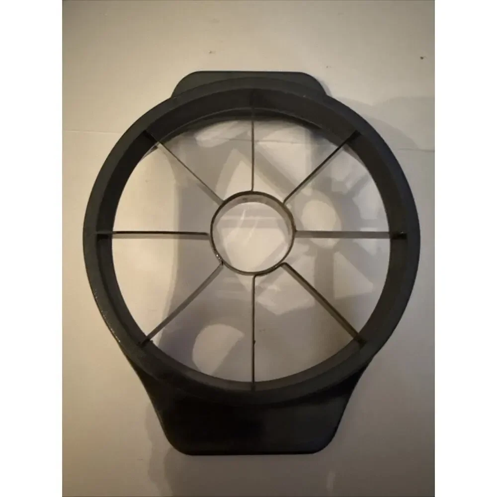 8-Wedge Stainless Steel Apple Slicer and Corer, Black